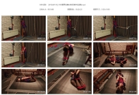 【YSSA0515】大长腿黑丝舞女被反绑挣扎逃脱
