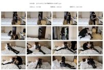 【SXYC0235】江奈 黑靴黑手套 JK女特工